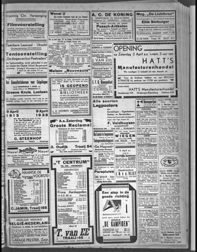 Stichts Nieuws- en Handelsblad, 1 april 1938 (nr. 45, jrg. 2)