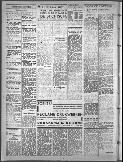 Stichts Nieuws- en Handelsblad, 10 juni 1938 (nr. 3, jrg. 3)