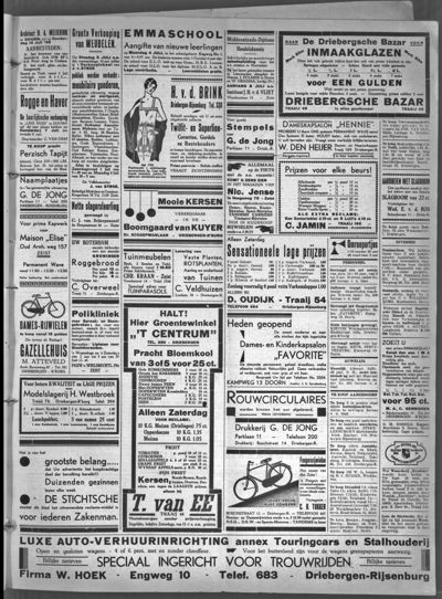 Stichts Nieuws- en Handelsblad, 1 juli 1938 (nr. 6, jrg. 3)
