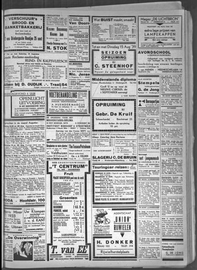 Stichts Nieuws- en Handelsblad, 11 augustus 1939 (nr. 12, jrg. 4)