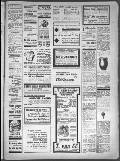 Stichts Nieuws- en Handelsblad, 1 augustus 1941 (nr. 9, jrg. 6)