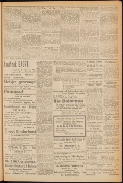 Nieuwe Tielsche Courant, 14 juli 1945