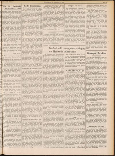 Nieuwe Tielsche Courant, 16 augustus 1947