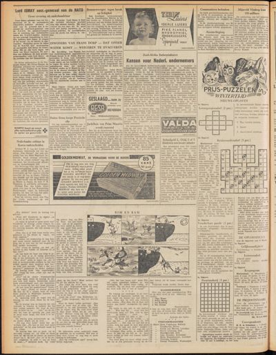 Nieuwe Tielsche Courant, 15 maart 1952