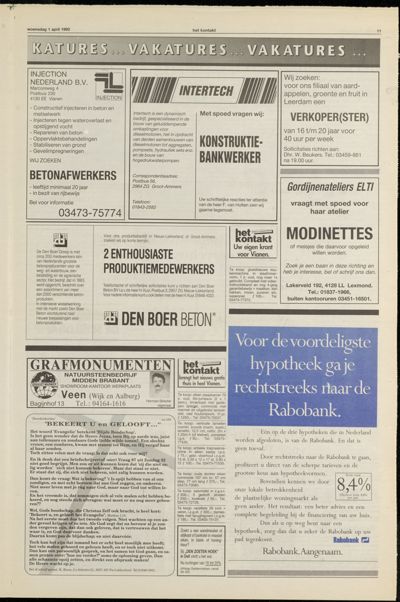 Het Kontakt Vianen, 1 april 1992