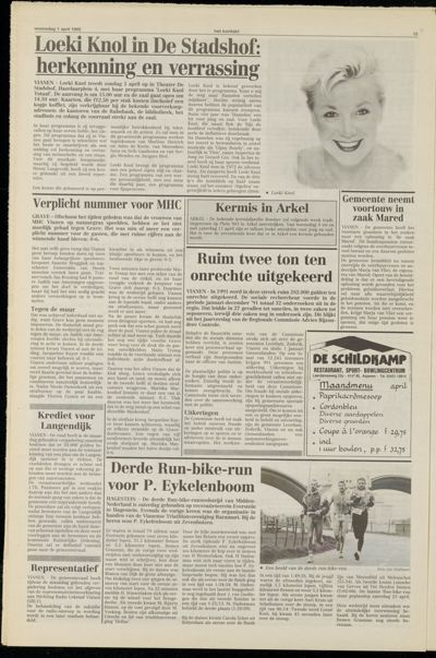 Het Kontakt Vianen, 1 april 1992