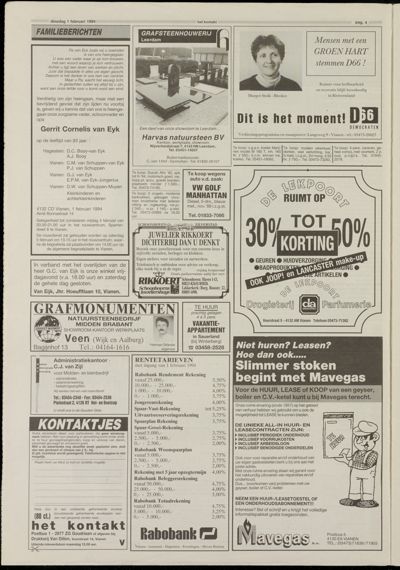 Het Kontakt Vianen, 1 februari 1994