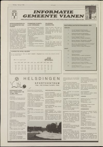Het Kontakt Vianen, 1 februari 1994