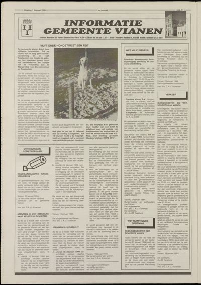 Het Kontakt Vianen, 1 februari 1994