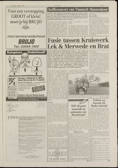 Het Kontakt Vianen, 1 februari 1994