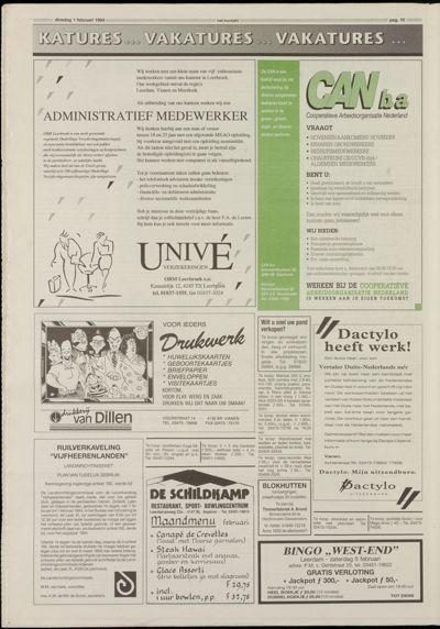 Het Kontakt Vianen, 1 februari 1994