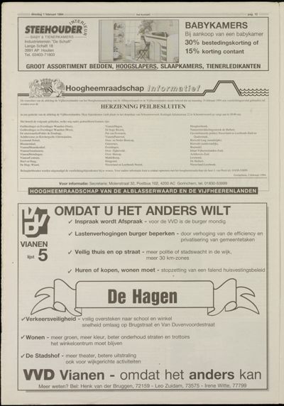 Het Kontakt Vianen, 1 februari 1994