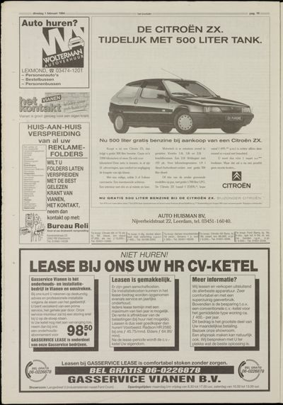 Het Kontakt Vianen, 1 februari 1994