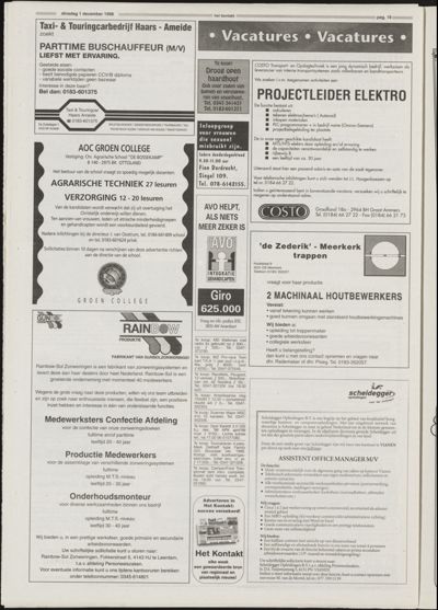 Het Kontakt Vianen, 1 december 1997