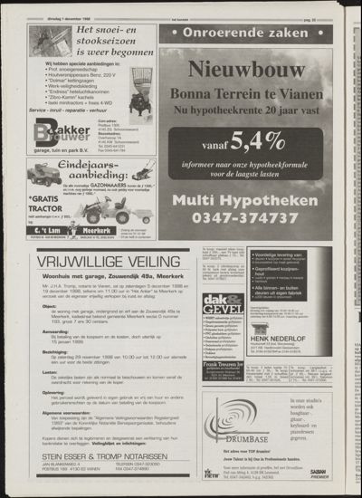 Het Kontakt Vianen, 1 december 1997