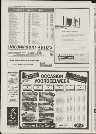 Het Kontakt Vianen, 1 december 1997