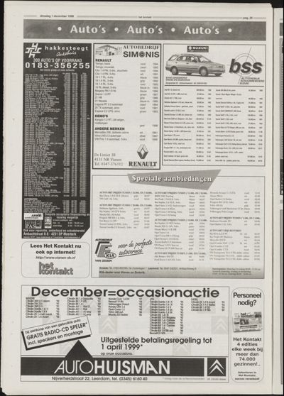 Het Kontakt Vianen, 1 december 1997
