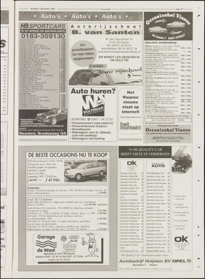 Het Kontakt Vianen, 1 december 1997