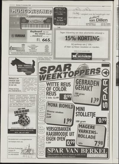 Het Kontakt Vianen, 14 november 1999