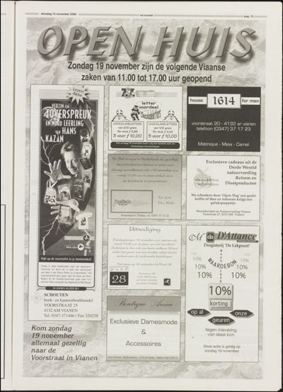 Het Kontakt Vianen, 14 november 1999
