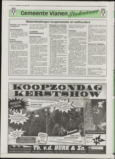 Het Kontakt Vianen, 14 november 1999