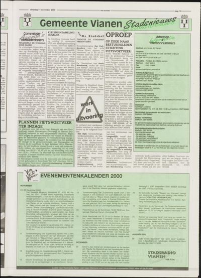 Het Kontakt Vianen, 14 november 1999