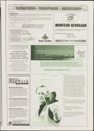 Het Kontakt Vianen, 14 november 1999