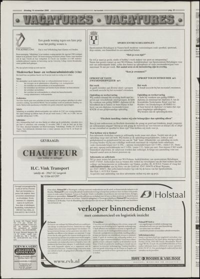 Het Kontakt Vianen, 14 november 1999