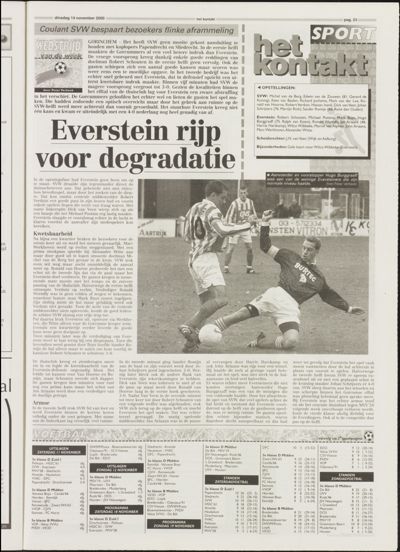 Het Kontakt Vianen, 14 november 1999