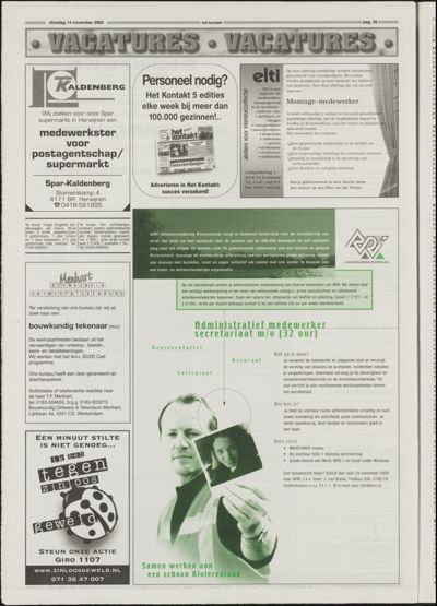 Het Kontakt Vianen, 14 november 1999