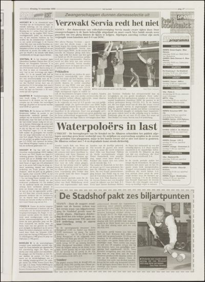 Het Kontakt Vianen, 14 november 1999