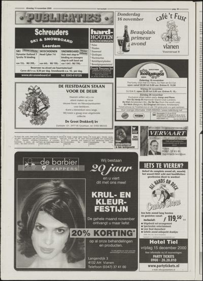 Het Kontakt Vianen, 14 november 1999