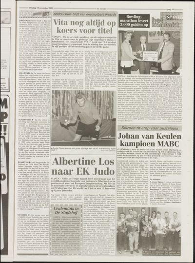 Het Kontakt Vianen, 14 november 1999