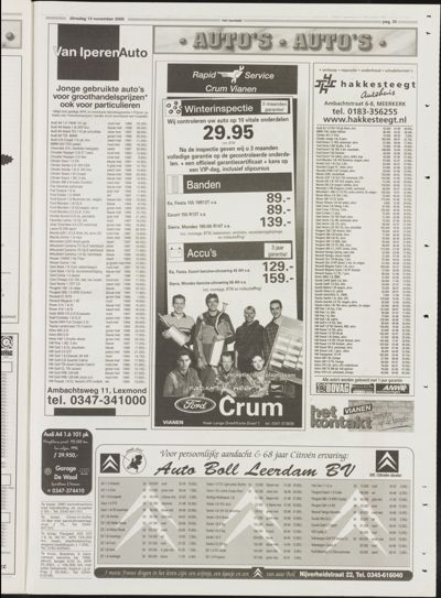 Het Kontakt Vianen, 14 november 1999