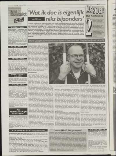 Het Kontakt Vianen, 1 februari 2000