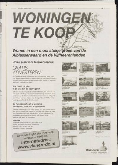 Het Kontakt Vianen, 1 februari 2000