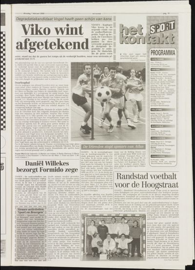 Het Kontakt Vianen, 1 februari 2000