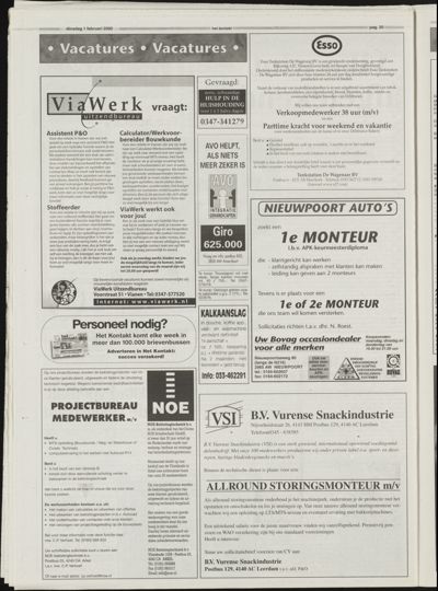 Het Kontakt Vianen, 1 februari 2000