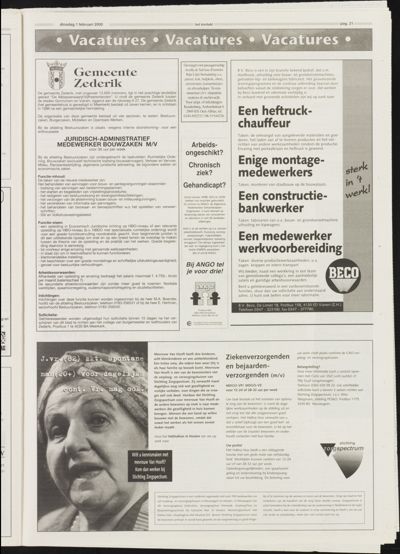 Het Kontakt Vianen, 1 februari 2000
