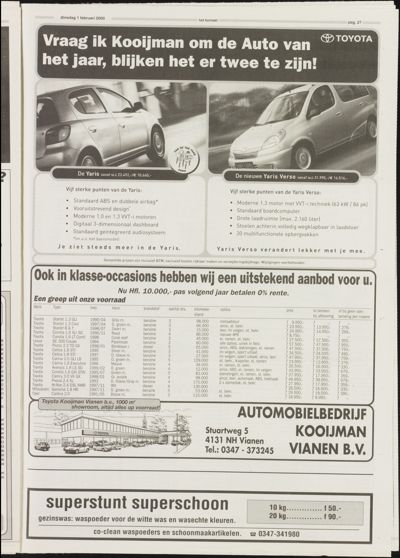 Het Kontakt Vianen, 1 februari 2000