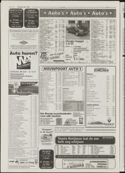 Het Kontakt Vianen, 1 augustus 2000
