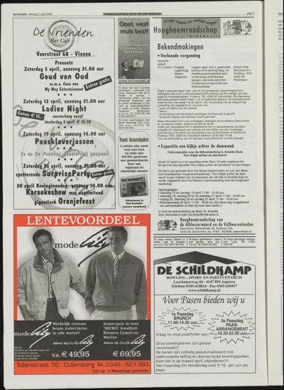 Het Kontakt Vianen, 1 april 2004