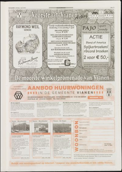Het Kontakt Vianen, 1 april 2004