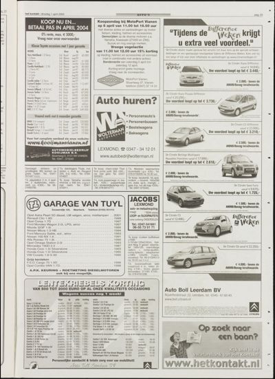 Het Kontakt Vianen, 1 april 2004