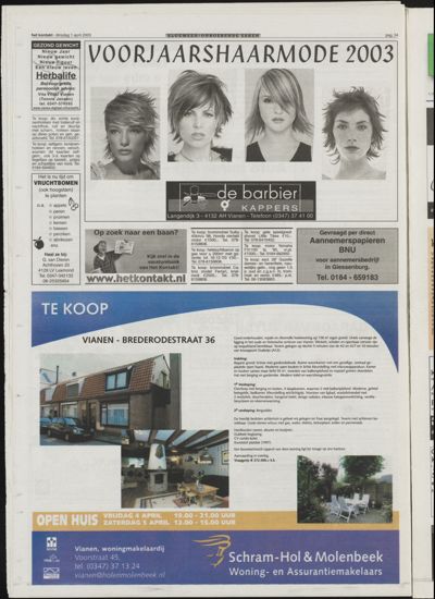 Het Kontakt Vianen, 1 april 2004