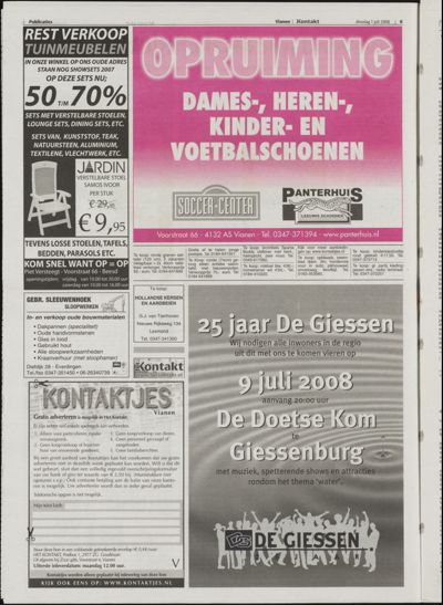 Het Kontakt Vianen, 1 juli 2008