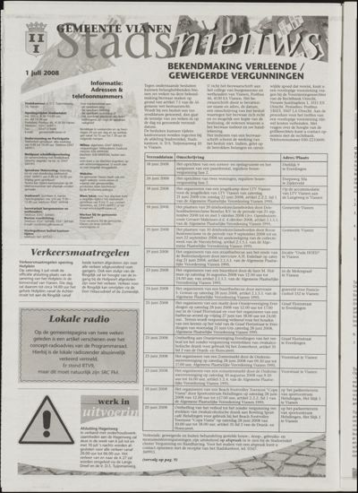 Het Kontakt Vianen, 1 juli 2008