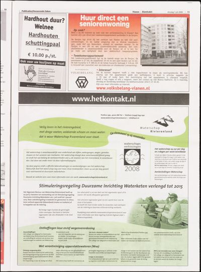 Het Kontakt Vianen, 1 juli 2008