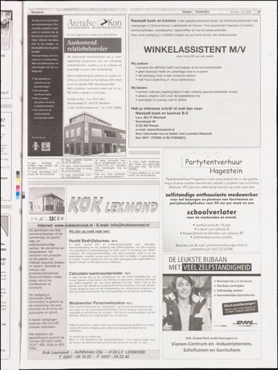 Het Kontakt Vianen, 1 juli 2008