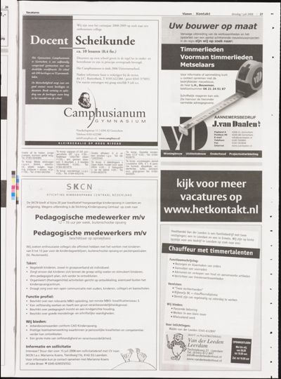 Het Kontakt Vianen, 1 juli 2008